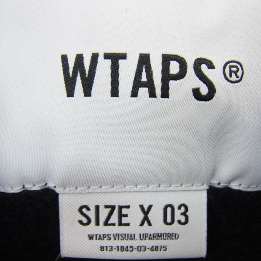 WTAPS ダブルタップス 24AW 242ATDT-CSM18 ACADEMY SWEATER アカデミー ロゴ スウェット トレーナー ブラック系 x03【中古】