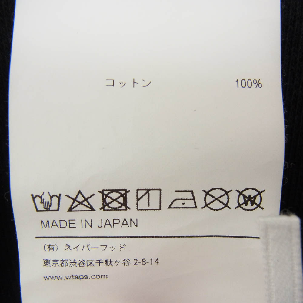 WTAPS ダブルタップス 24AW 242ATDT-CSM18 ACADEMY SWEATER アカデミー ロゴ スウェット トレーナー ブラック系 x03【中古】
