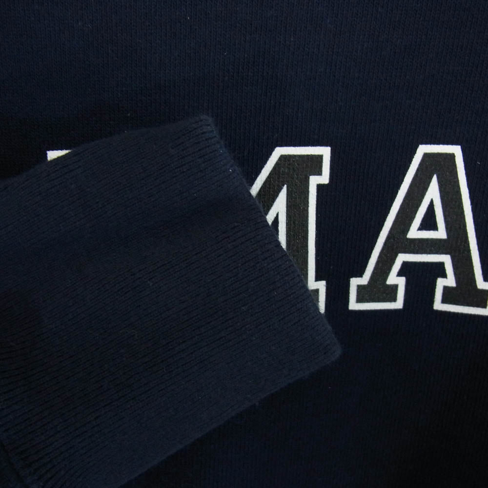 WTAPS ダブルタップス 24AW 242ATDT-CSM18 ACADEMY SWEATER アカデミー ロゴ スウェット トレーナー ネイビー系 x03【中古】