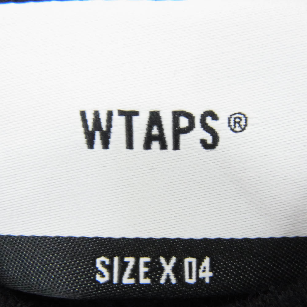 WTAPS ダブルタップス 22AW 222ATDT-CPM02S LOCKS SWEATER COTTON ロックス セーター コットン スウェット トレーナー ブラック系 x04【中古】
