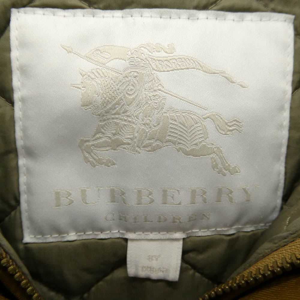 BURBERRY バーバリー C9C19-550-66 CHILDREN チルドレン 2WAY ナイロン キッズ コート 8Y-128 ライトブラウン系 120/64【中古】