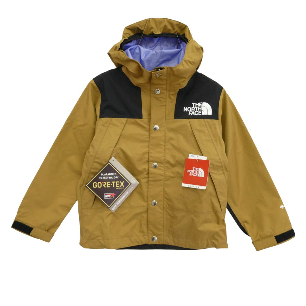 THE NORTH FACE ノースフェイス NPJ11908 GORE-TEX ゴアテックス Mountain Raintex Jacket マウンテン レインテックス ジャケット ブリティッシュカーキ 130サイズ【極上美品】【中古】