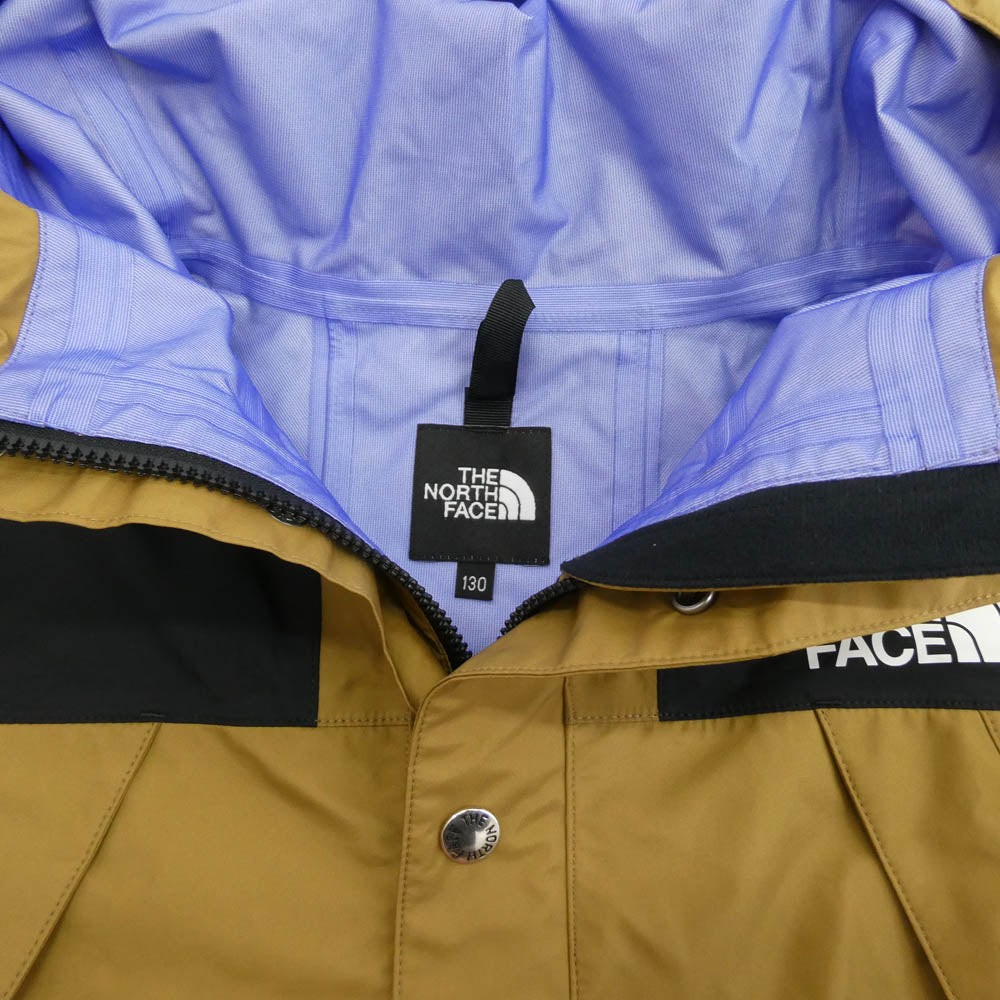THE NORTH FACE ノースフェイス NPJ11908 GORE-TEX ゴアテックス Mountain Raintex Jacket マウンテン レインテックス ジャケット ブリティッシュカーキ 130サイズ【極上美品】【中古】