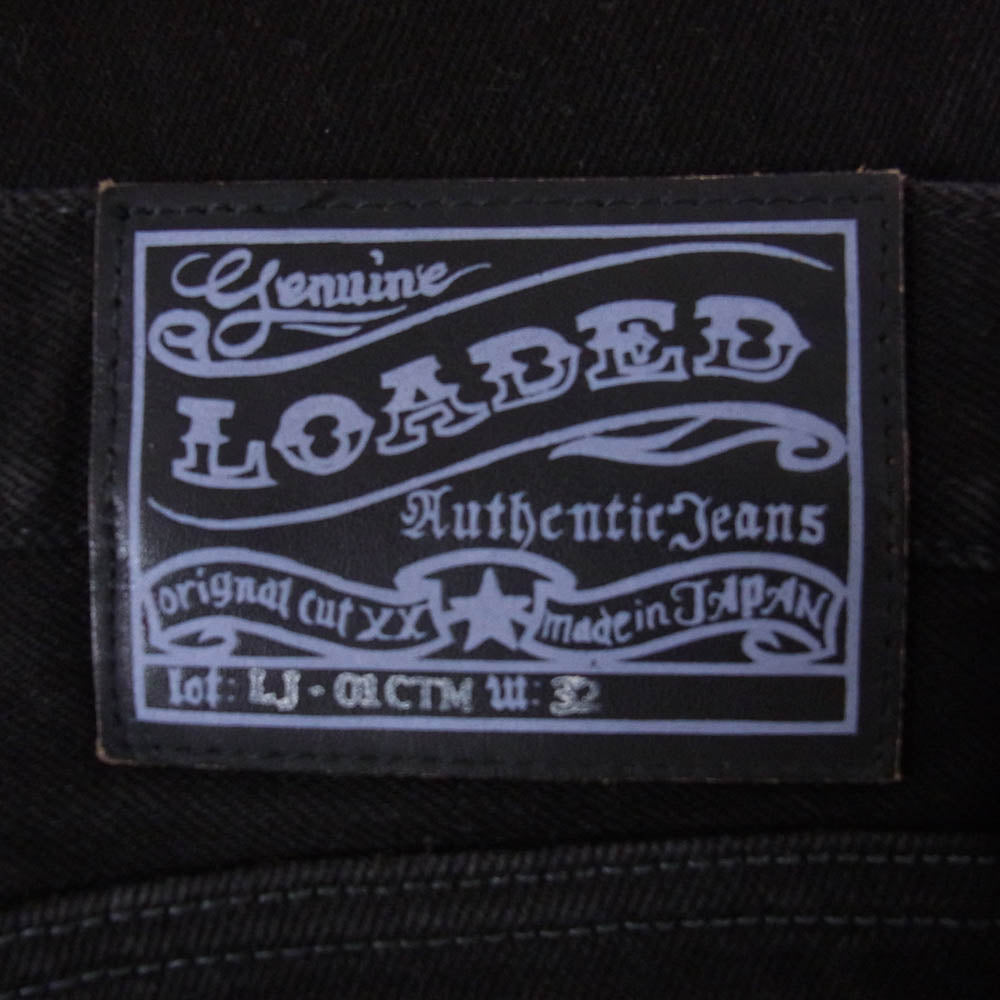 ローデッド LJ-01CTM CTM 14ozEB SERIES ブラック デニム パンツ ブラック系 32【中古】