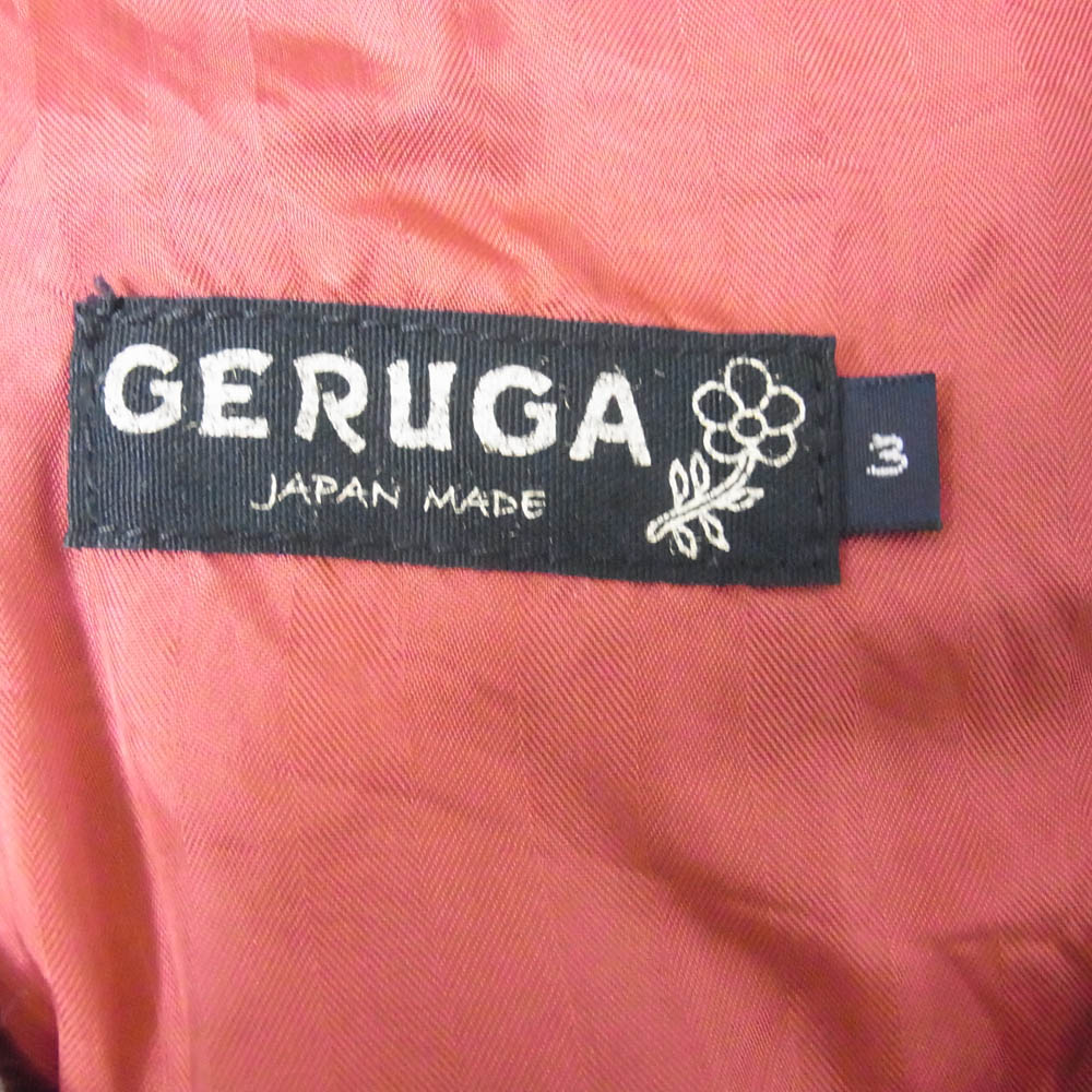 GERUGA ゲルガ GR-S-12 チェック オープンカラー 半袖 シャツ グレー系 3【中古】