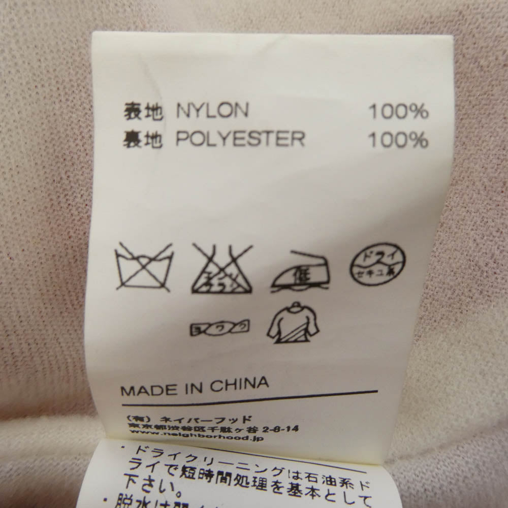 NEIGHBORHOOD ネイバーフッド 15AW 152TSNH-JKM01 ロゴプリント ナイロン コーチジャケット レッド系 M【中古】