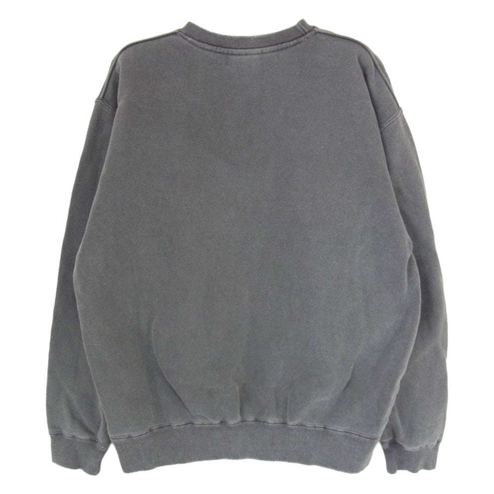 スタジオ・ウィーアーオールアニマルズ WA0005-sw24f Animals Letter SWEATSHIRT アニマルレター クルーネック ヴィンテージ加工 スウェットシャツ トレーナー ブラック系 M【中古】