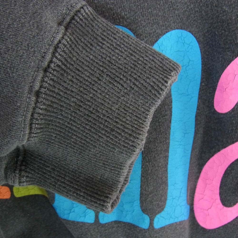 スタジオ・ウィーアーオールアニマルズ WA0005-sw24f Animals Letter SWEATSHIRT アニマルレター クルーネック ヴィンテージ加工 スウェットシャツ トレーナー ブラック系 M【中古】