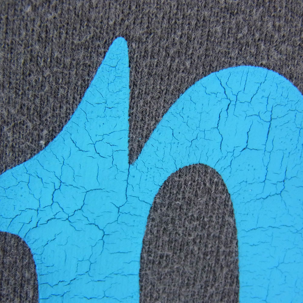 スタジオ・ウィーアーオールアニマルズ WA0005-sw24f Animals Letter SWEATSHIRT アニマルレター クルーネック ヴィンテージ加工 スウェットシャツ トレーナー ブラック系 M【中古】