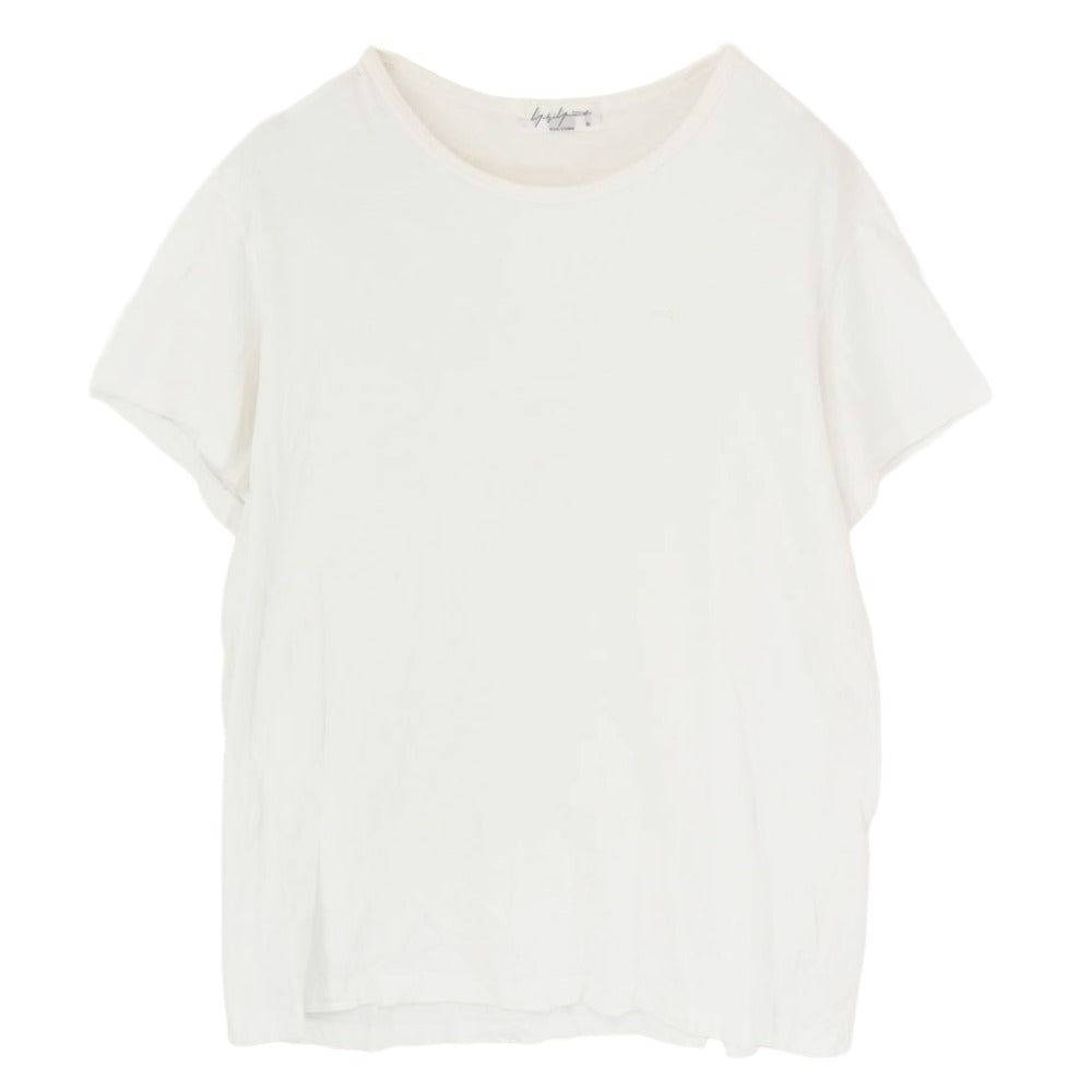 Yohji Yamamoto POUR HOMME ヨウジヤマモトプールオム 20AW HR-T02-070 カルティマ天竺 丸首半袖 Tシャツ カットソー ホワイト系 3【中古】
