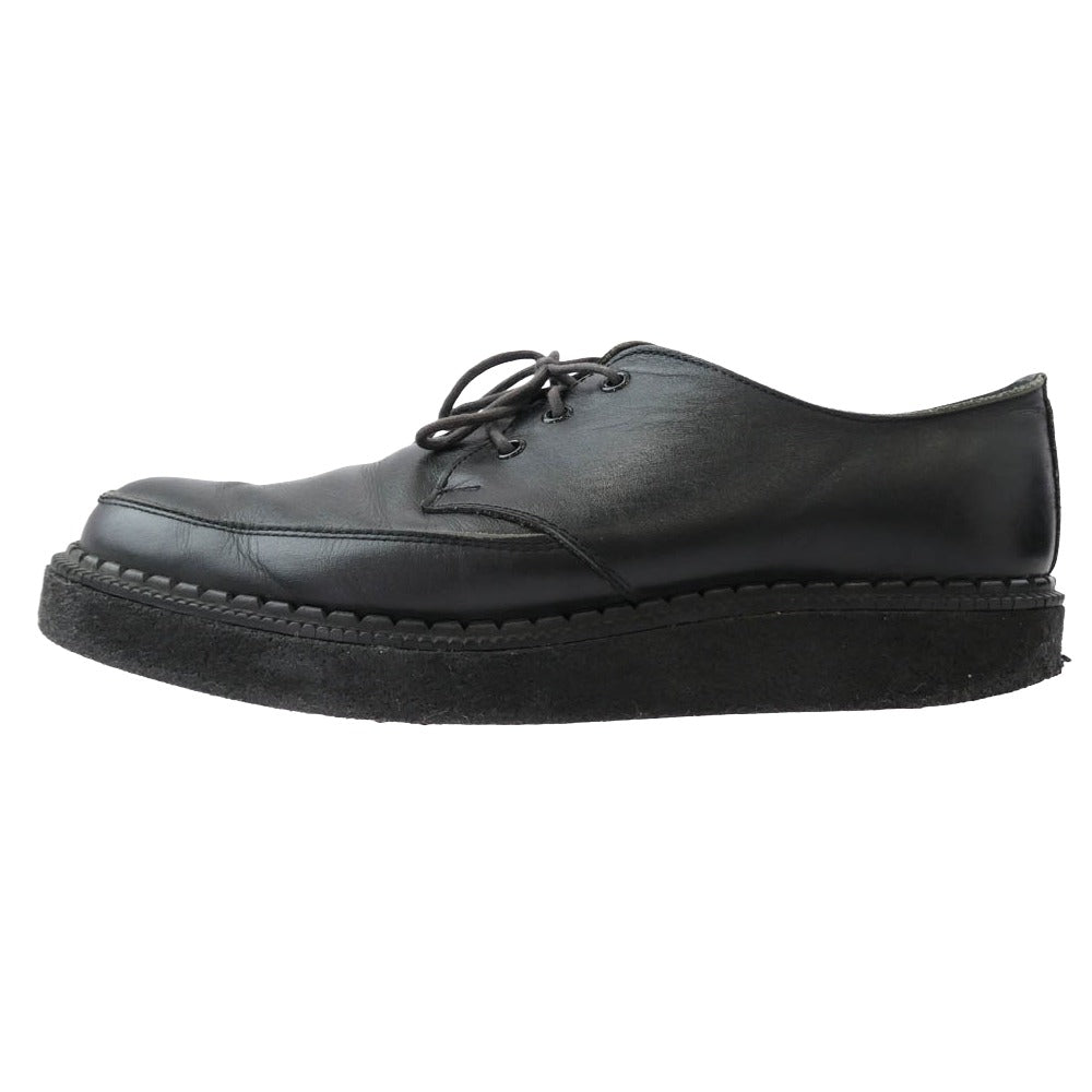 Yohji Yamamoto POUR HOMME ヨウジヤマモトプールオム HR-E16-767 3ホール ラバーソール レザー シューズ ブラック系 約29cm【中古】