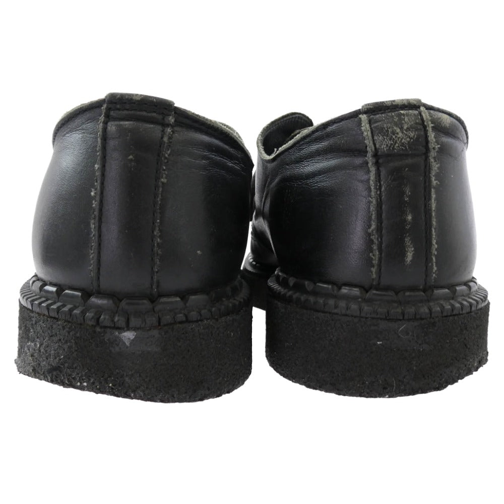 Yohji Yamamoto POUR HOMME ヨウジヤマモトプールオム HR-E16-767 3ホール ラバーソール レザー シューズ ブラック系 約29cm【中古】 Yohji Yamamoto POUR HOMME ヨウジヤマモトプールオム HR-E16-767 3