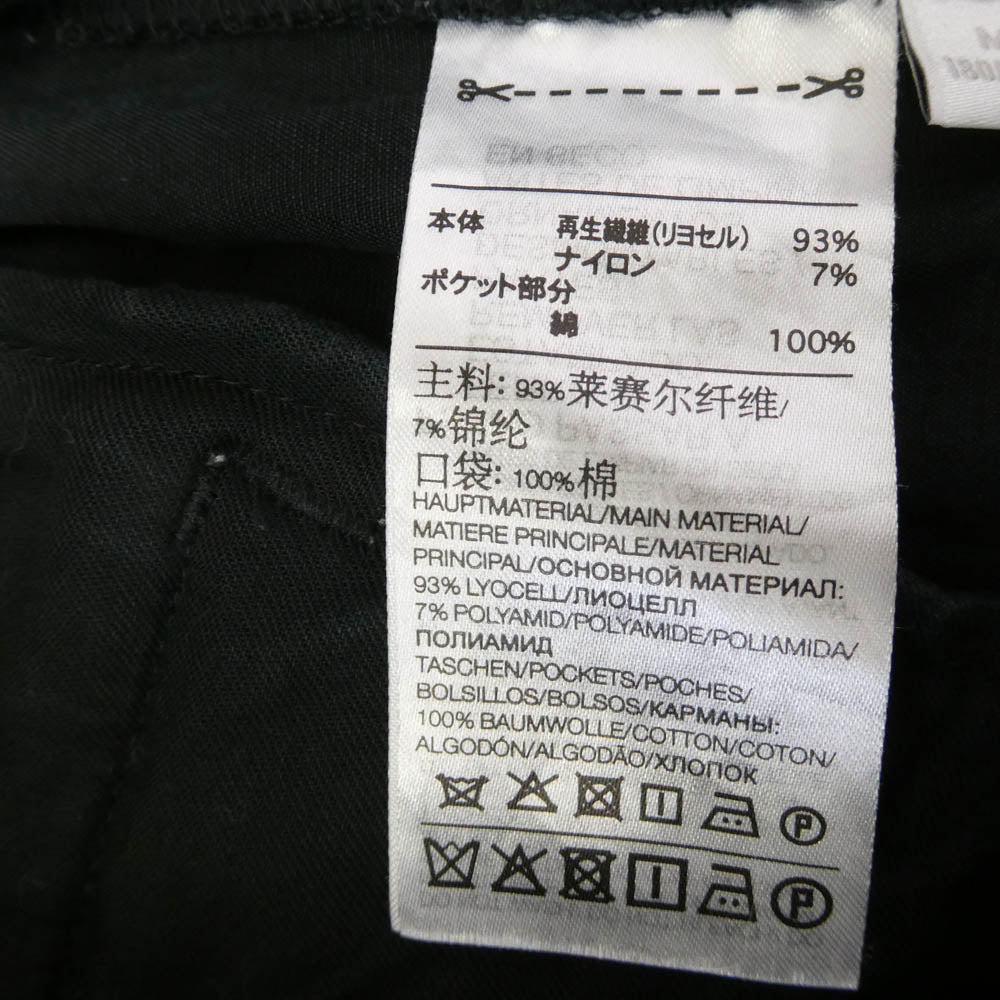 Y-3 Yohji Yamamoto ワイスリー ヨウジヤマモト H63079 UTLY CRGO SHOR ショートパンツ ウォッシュ加工 クリンクルツイル カーゴ ショーツ ハーフパンツ ブラック系 M【中古】