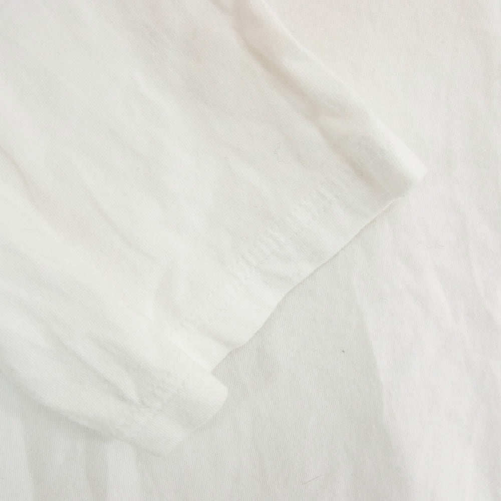 Yohji Yamamoto POUR HOMME ヨウジヤマモトプールオム 24SS HS-T65-096 コットン ロングスリーブ 長袖 ポロシャツ ホワイト系 3【中古】