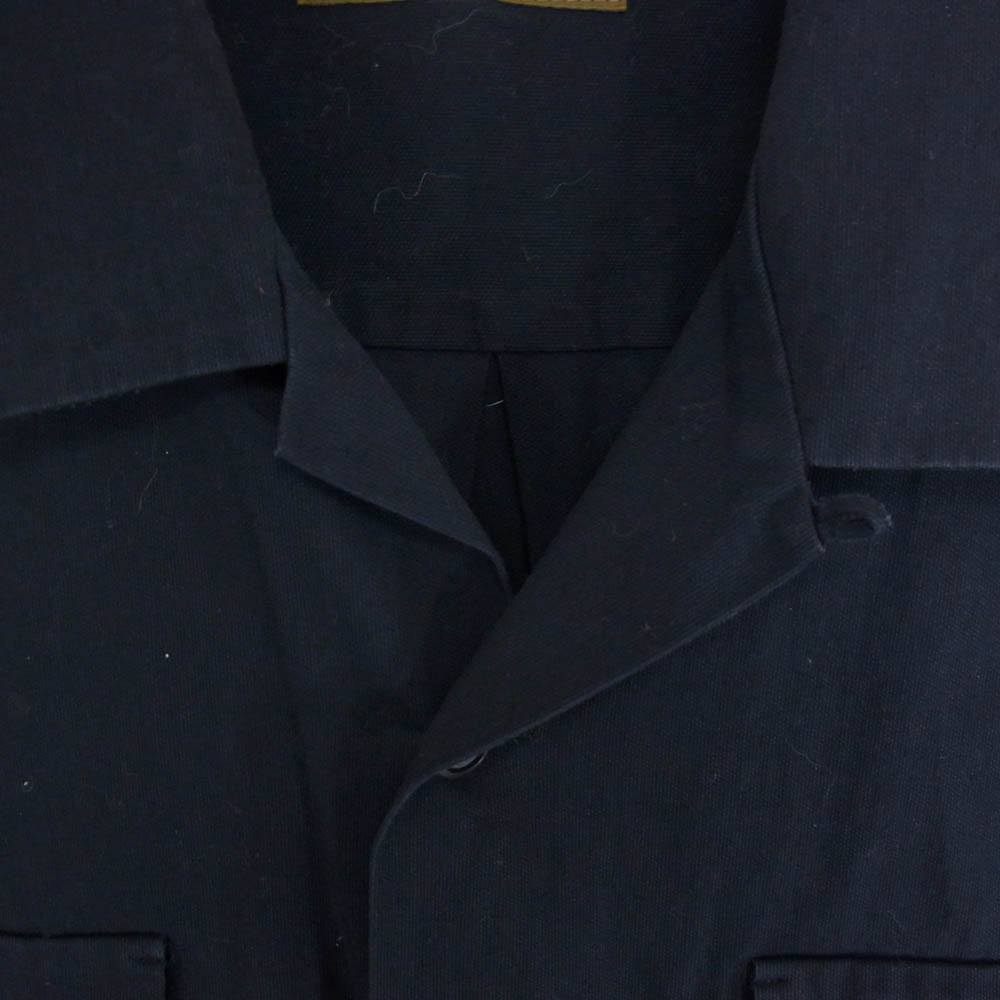 Yohji Yamamoto ヨウジヤマモト MK-B04-008 Y's for men ワイズフォーメン コットン カバーオール シャツ ジャケット ネイビー系 3【中古】