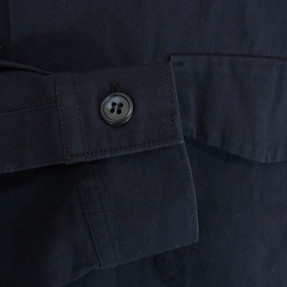 Yohji Yamamoto ヨウジヤマモト MK-B04-008 Y's for men ワイズフォーメン コットン カバーオール シャツ ジャケット ネイビー系 3【中古】