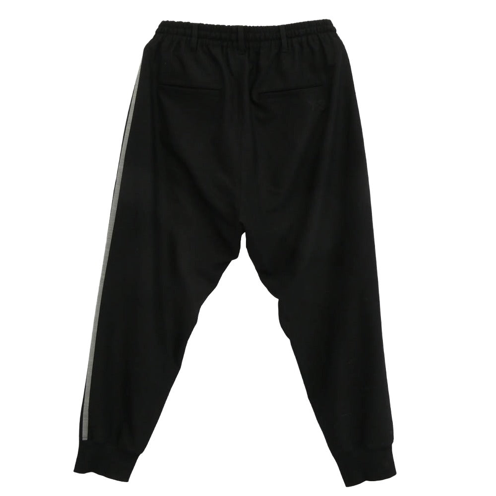 Y-3 Yohji Yamamoto ワイスリー ヨウジヤマモト IB0387 REF W CUF PT リフレクティブ サイドライン トラックパンツ ブラック系 M【中古】