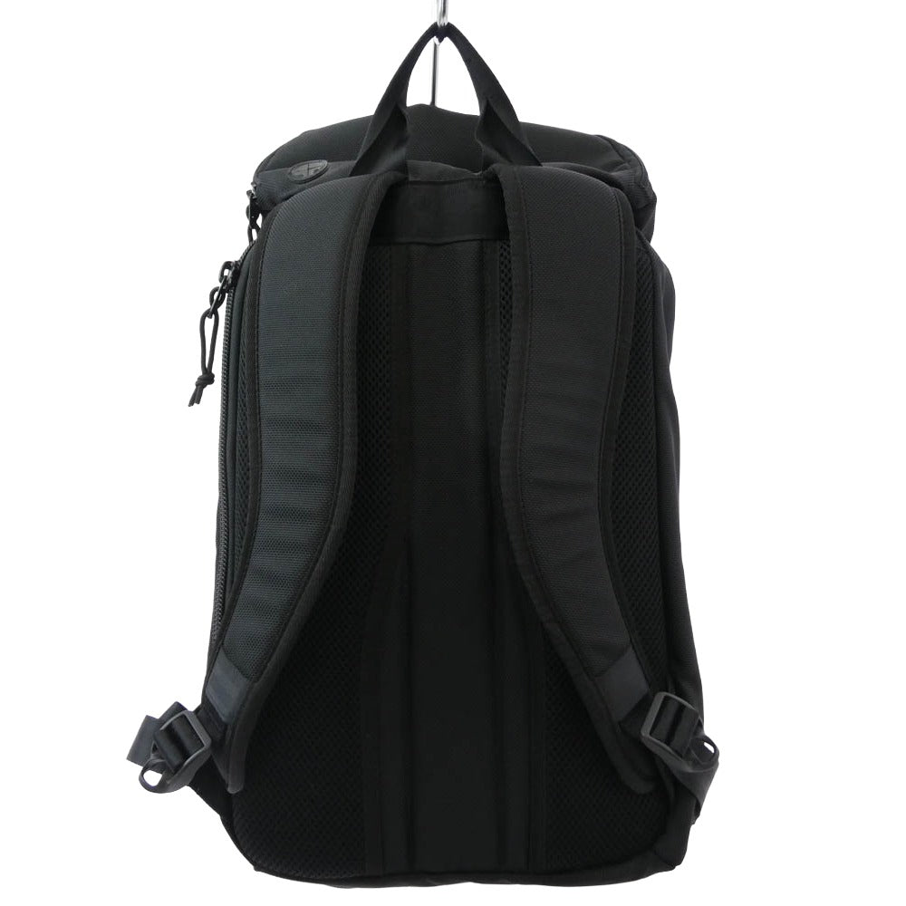 Yohji Yamamoto POUR HOMME ヨウジヤマモトプールオム 20SS RUCK SACK ロゴシグネチャー刺繍 ラックサック リュックサック バックパック ブラック系【中古】