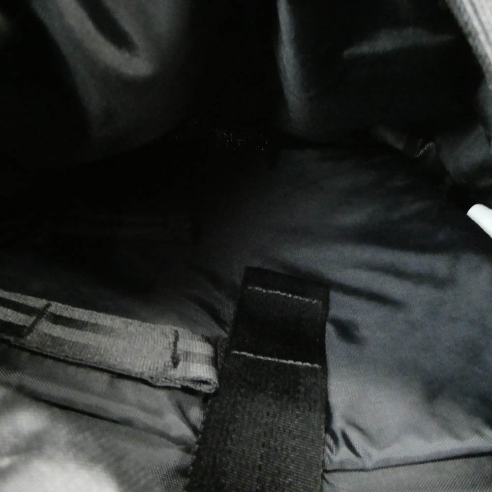 Yohji Yamamoto POUR HOMME ヨウジヤマモトプールオム 20SS RUCK SACK ロゴシグネチャー刺繍 ラックサック リュックサック バックパック ブラック系【中古】