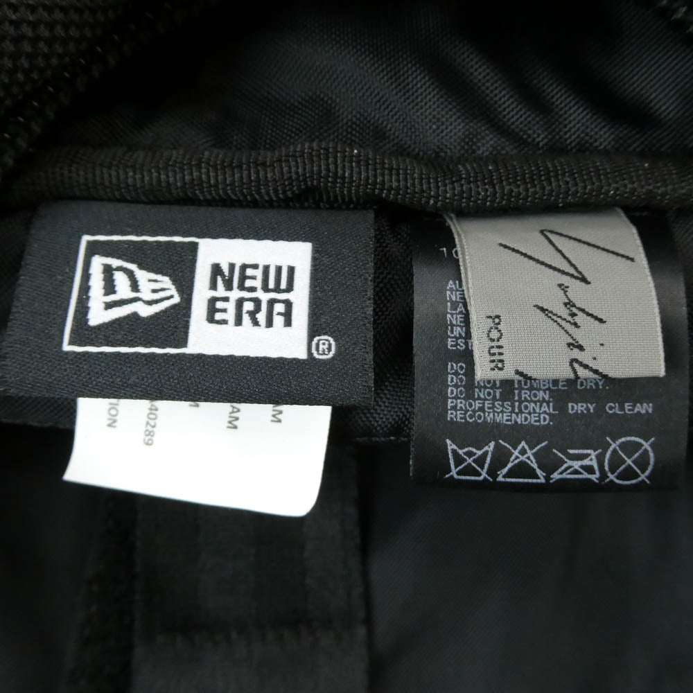 Yohji Yamamoto POUR HOMME ヨウジヤマモトプールオム 20SS RUCK SACK ロゴシグネチャー刺繍 ラックサック リュックサック バックパック ブラック系【中古】