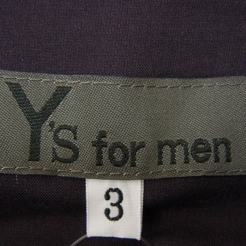 Yohji Yamamoto ヨウジヤマモト MO-B53-206 Y's for men ワイズフォーメン Red Flower Pattern Big Blouse レッドフラワーパターン ビッグ ブラウス 長袖 シャツ ブラック系 3【中古】