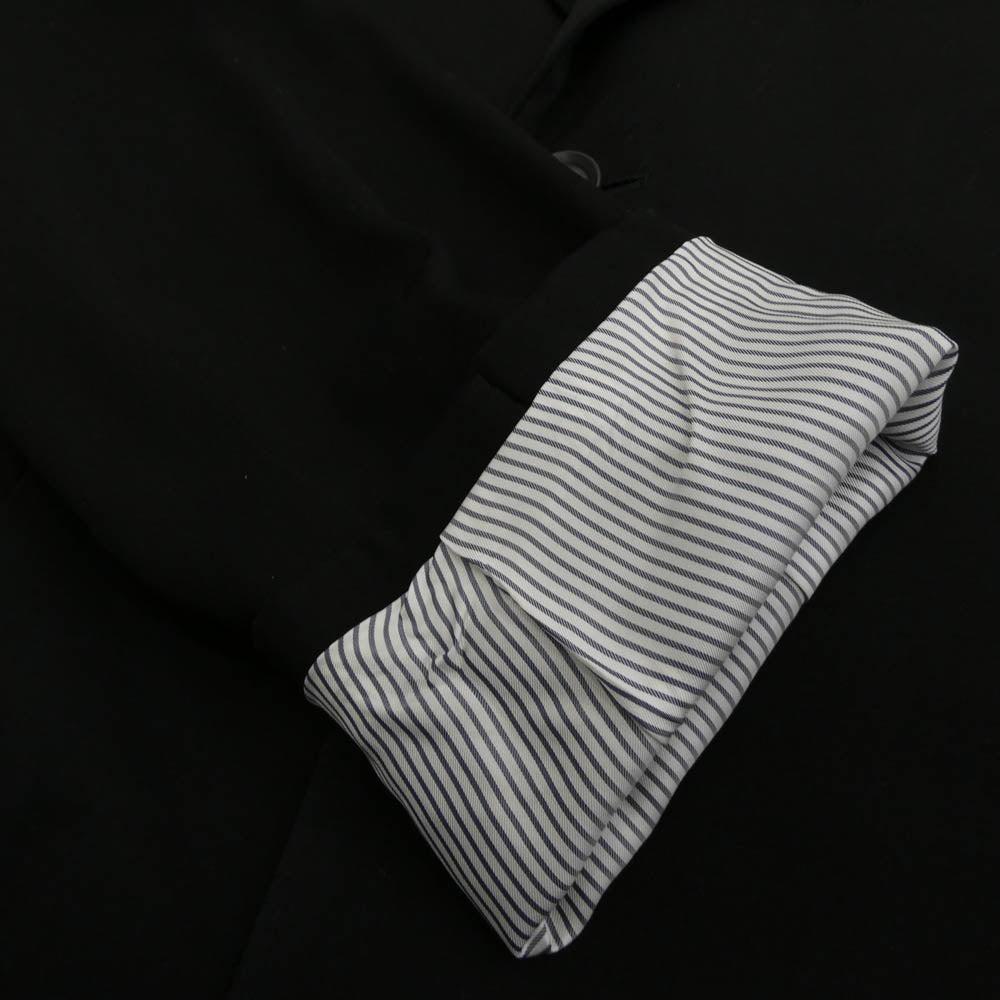 Yohji Yamamoto POUR HOMME ヨウジヤマモトプールオム 20AW HR-J55-119 SMOKING NO? バックロゴ ドクタージャケット ドクターコート ブラック系 4【中古】