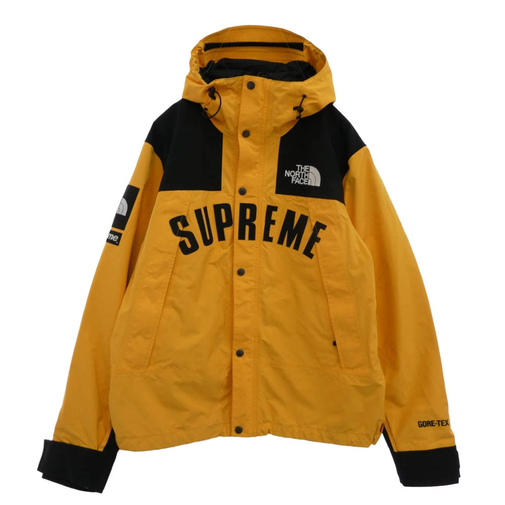 Supreme シュプリーム 19SS NP11901I ARC LOGO Mountain Parka アーチ ロゴ マウンテンパーカー ジャケット イエロー系 ブラック系 M【中古】