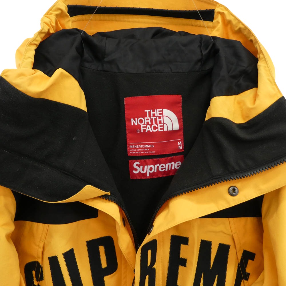 Supreme シュプリーム 19SS NP11901I ARC LOGO Mountain Parka アーチ ロゴ マウンテンパーカー ジャケット イエロー系 ブラック系 M【中古】