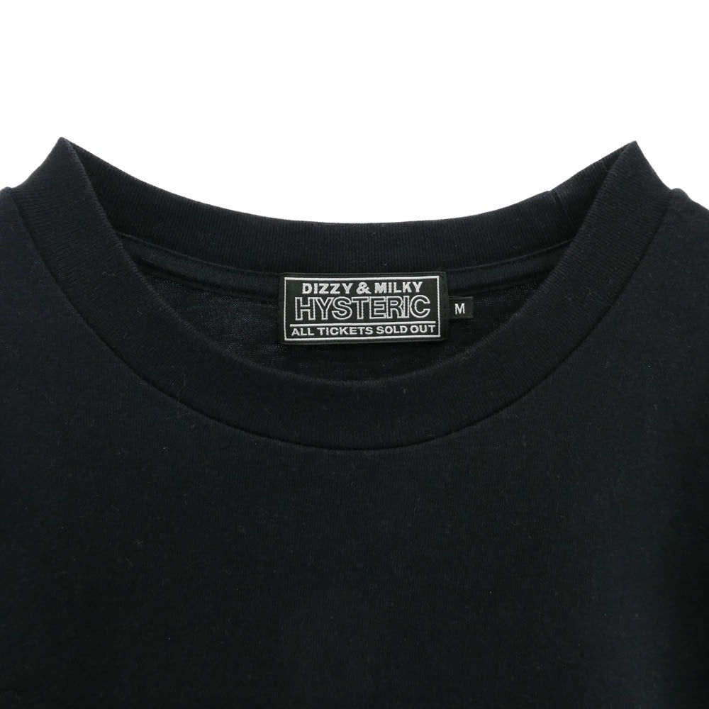 HYSTERIC GLAMOUR ヒステリックグラマー 02233CT10 ROCK CITY プリント 半袖 Tシャツ ブラック系 M【中古】
