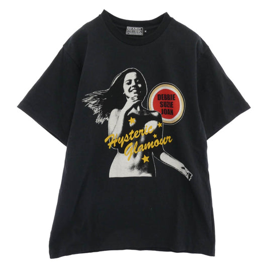 HYSTERIC GLAMOUR ヒステリックグラマー 02251CT42 RUNNIN' AWAY プリント 半袖 Tシャツ ブラック系 M【中古】