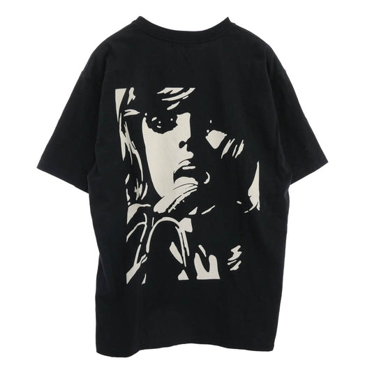 HYSTERIC GLAMOUR ヒステリックグラマー 02251CT55 WOMAN BANANA バックプリント 半袖 Tシャツ ブラック系 M【中古】