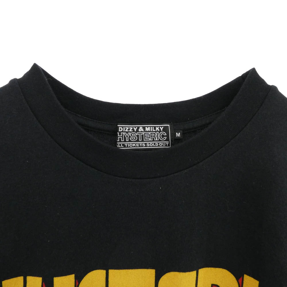 HYSTERIC GLAMOUR ヒステリックグラマー 02251CT10 HYSTERIC PETWORLD プリント 半袖 Tシャツ ブラック系 M【中古】