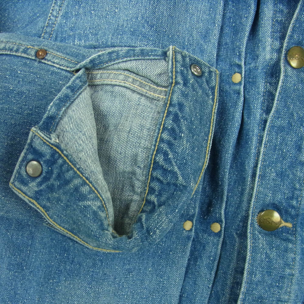 orSlow オアスロウ 111MJ型 JOHN'S DENIM JACKET ジョンズ デニム ジャケット 日本製 インディゴブルー系 2【中古】