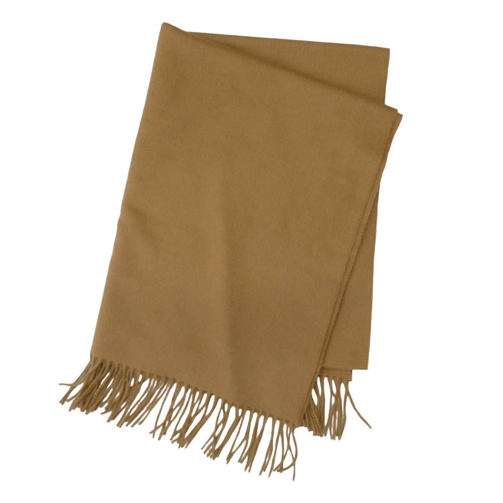 Johnstons of Elgin ジョンストンズ オブ エルガン カシミヤ 大判 マフラー MADE IN SCOTLAND スコットランド製 ベージュ系【中古】
