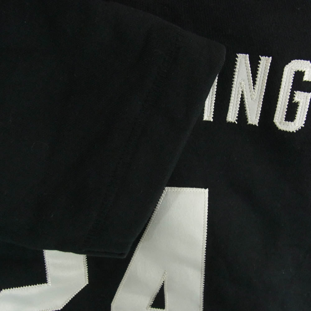 FEAR OF GOD フィアオブゴッド 83123432205 ESSENTIALS エッセンシャルズ ナンバリングホッケー ジャージ Vネック ブラック系 S【中古】