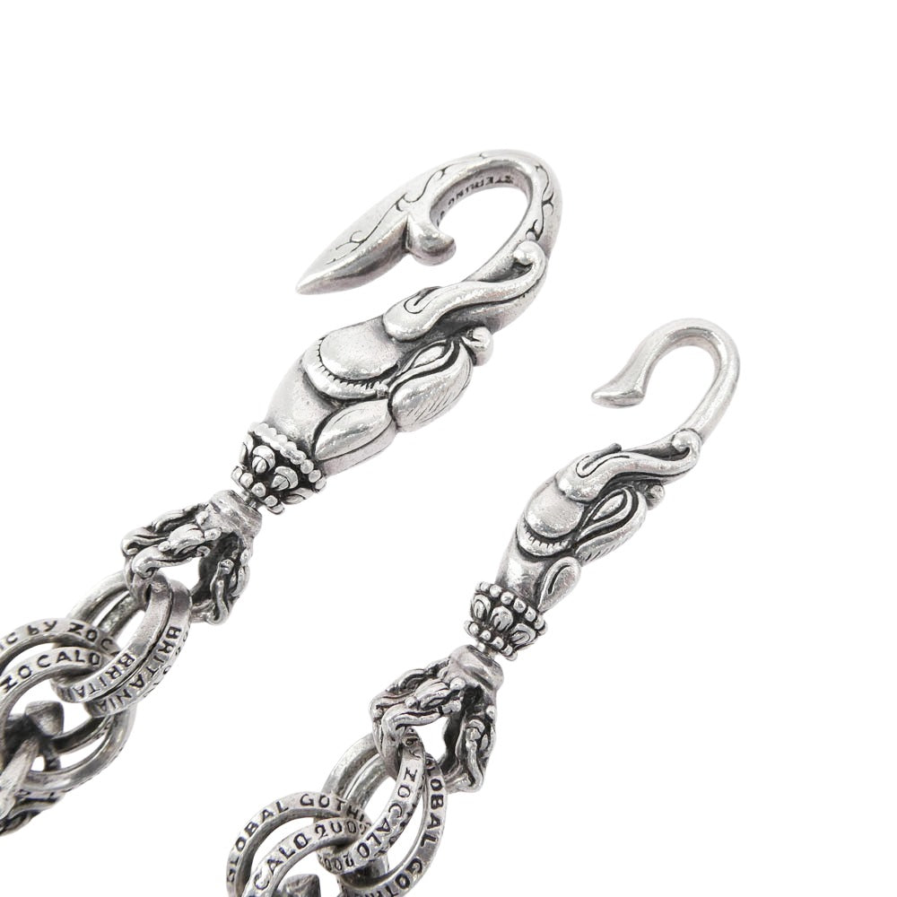 ZOCALO ソカロ Bird Dorje Wallet Chain バード ドージェ ウォレットチェーン シルバー系【中古】