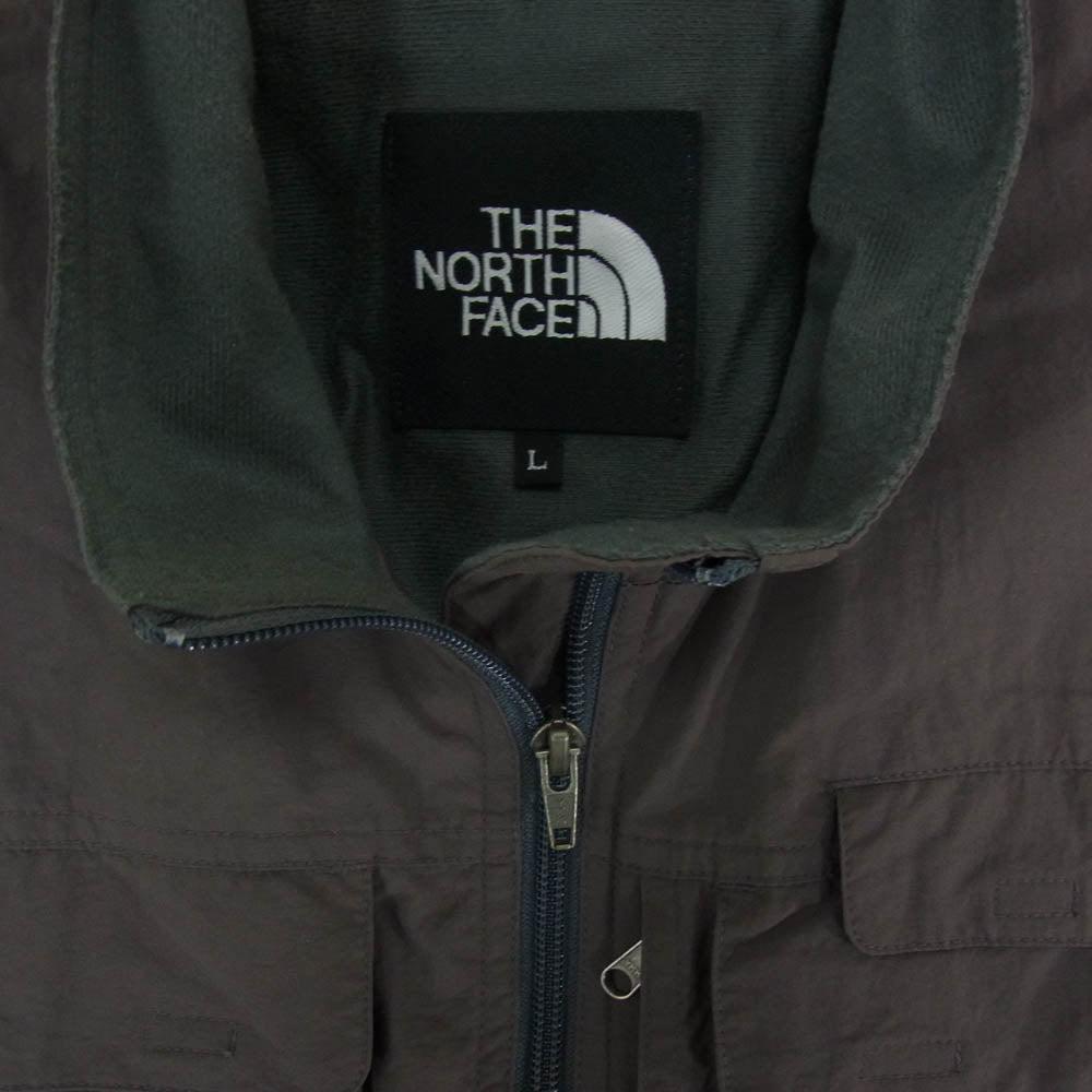 THE NORTH FACE ノースフェイス NP16306 ナイロン フィッシングベスト グレー系 L【中古】