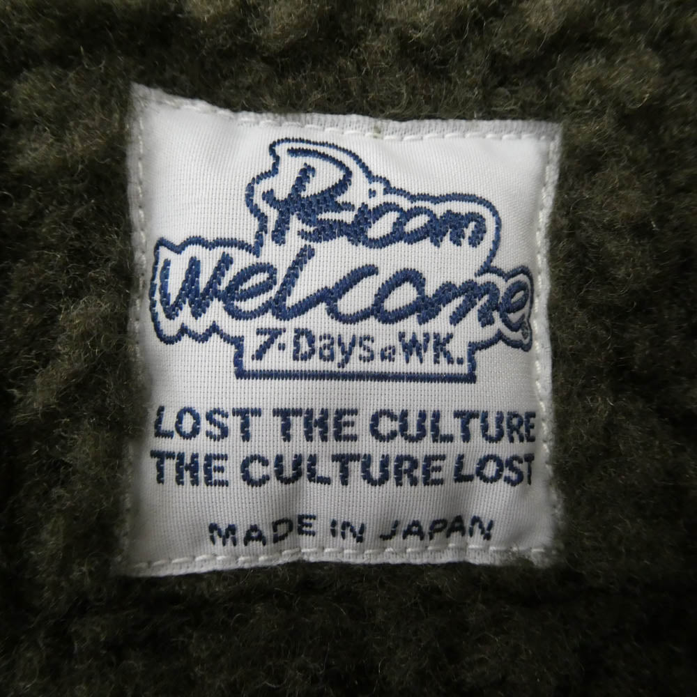 Psicom サイコム God like Vest ゴッド ライク 内ボア ベスト カーキ系 M【中古】