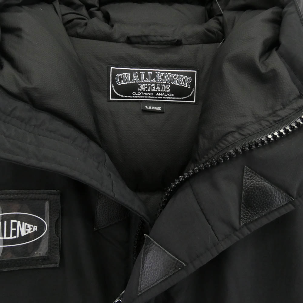 CHALLENGER チャレンジャー MODS DOWN JACKET モッズ ダウン ジャケット ブラック系 L【中古】