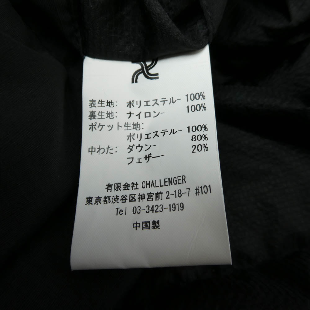 CHALLENGER チャレンジャー MODS DOWN JACKET モッズ ダウン ジャケット ブラック系 L【中古】
