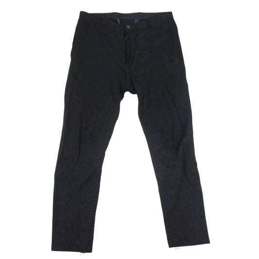 LANVIN ランバン スラックス 裾ファスナー パンツ ダークグレー系 46【中古】
