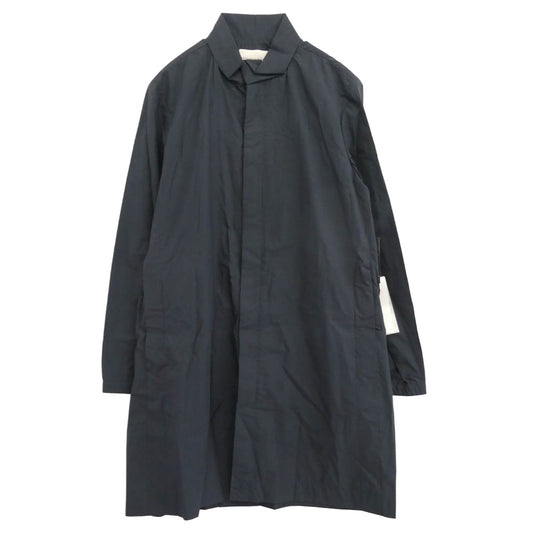 STEPHAN SCHNEIDER ステファンシュナイダー コットン 比翼 長袖 ロング シャツ コート チャコール系 4【中古】