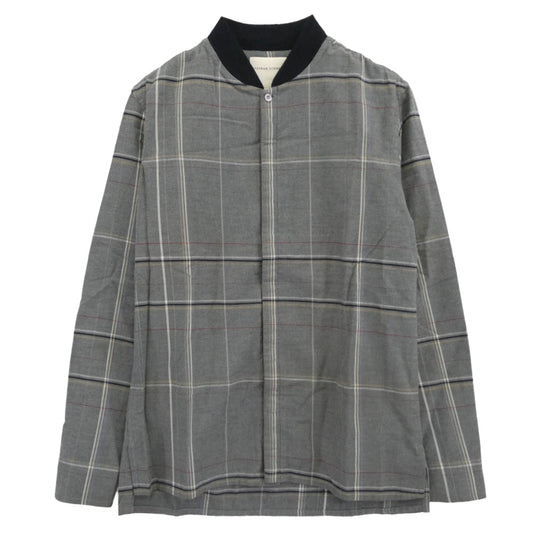 STEPHAN SCHNEIDER ステファンシュナイダー コットン チェック シャツ ブルゾン グレー系 4【中古】