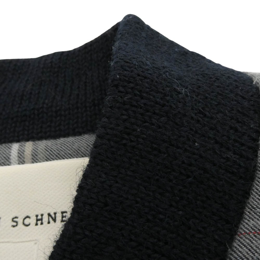STEPHAN SCHNEIDER ステファンシュナイダー コットン チェック シャツ ブルゾン グレー系 4【中古】