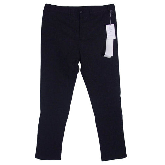 STEPHAN SCHNEIDER ステファンシュナイダー ニット切替 ウール スラックス パンツ ダークグレー系 5【中古】