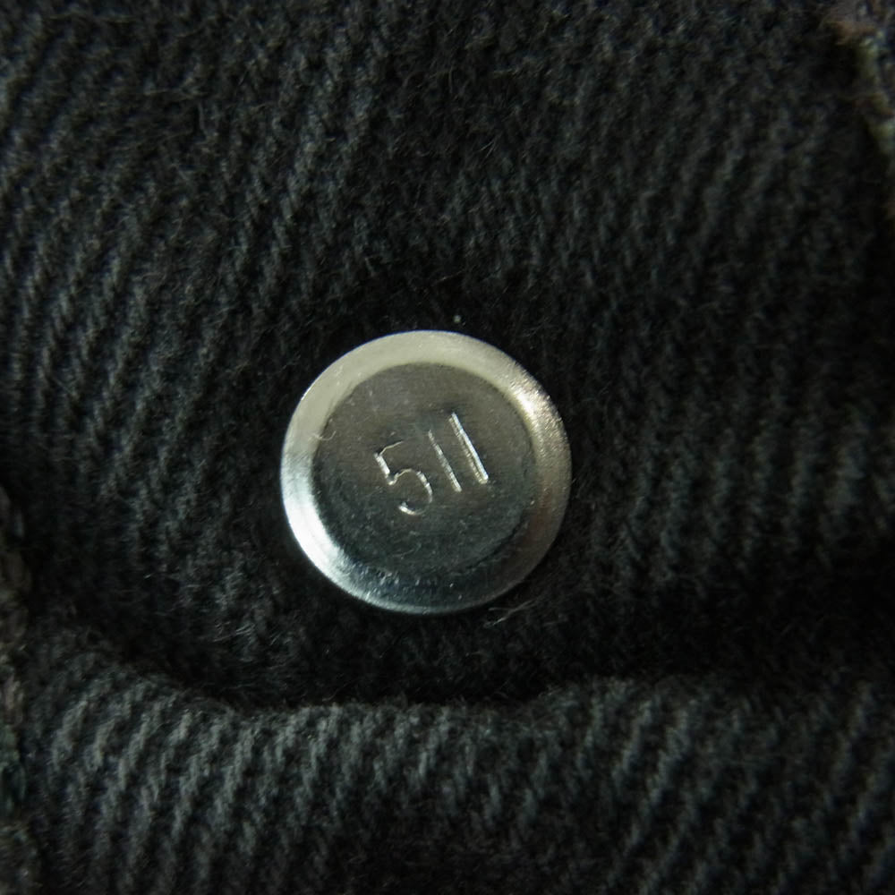 Levi's リーバイス 550-0260 550 RELAXED FIT リラックスド フィット ボタン裏 刻印511 エルパソ工場製 デニム パンツ ダークグレー系 W33 L32【中古】