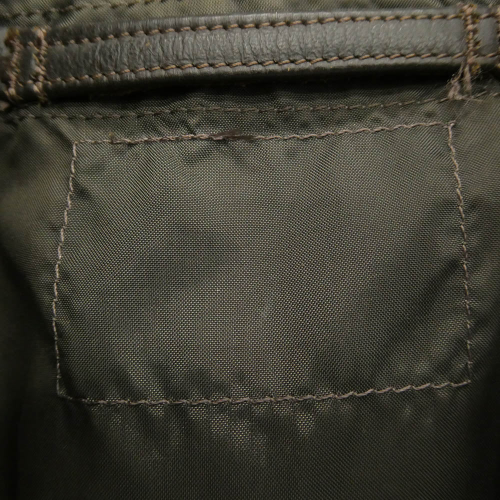 ヴィンテージ USA製 type G-1 レザー フライトジャケット 90s IDEAL ZIP ダークブラウン系【中古】