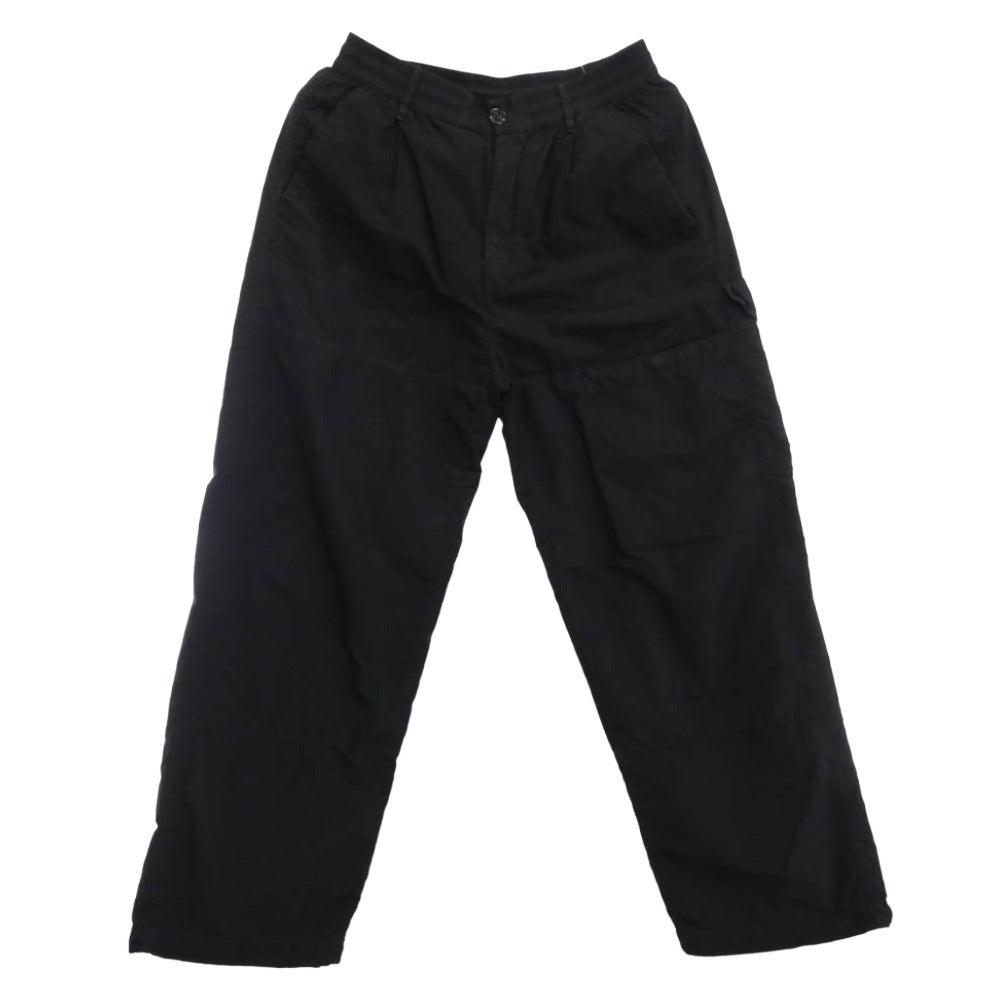C.P.Company シーピーカンパニー 25AW 19CMPA311J-005991G Flatt Nylon Boxy Cargo Pants フラット ナイロン ボクシー カーゴパンツ ブラック系 44【中古】