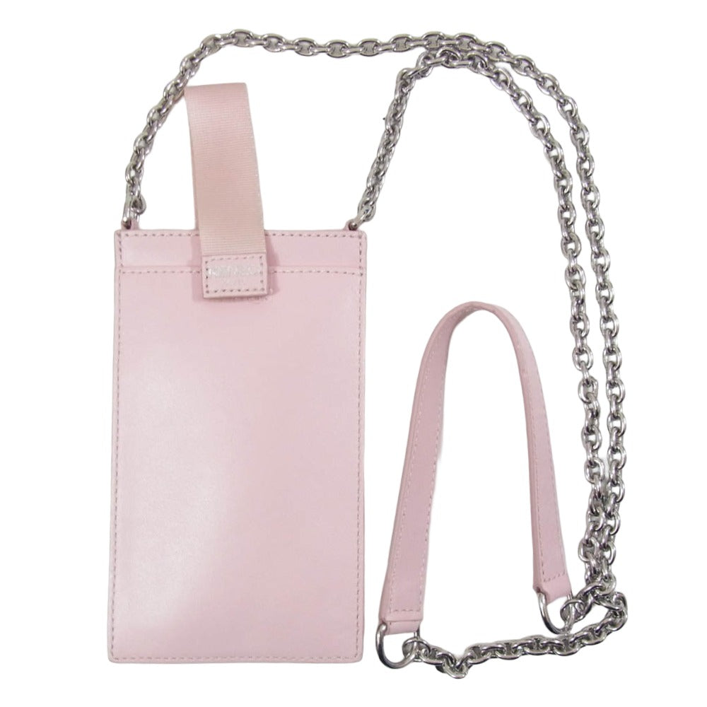 KENZO ケンゾー EYE PHON ON CHAIN スマホ チェーン ショルダー バッグ ピンク系【中古】