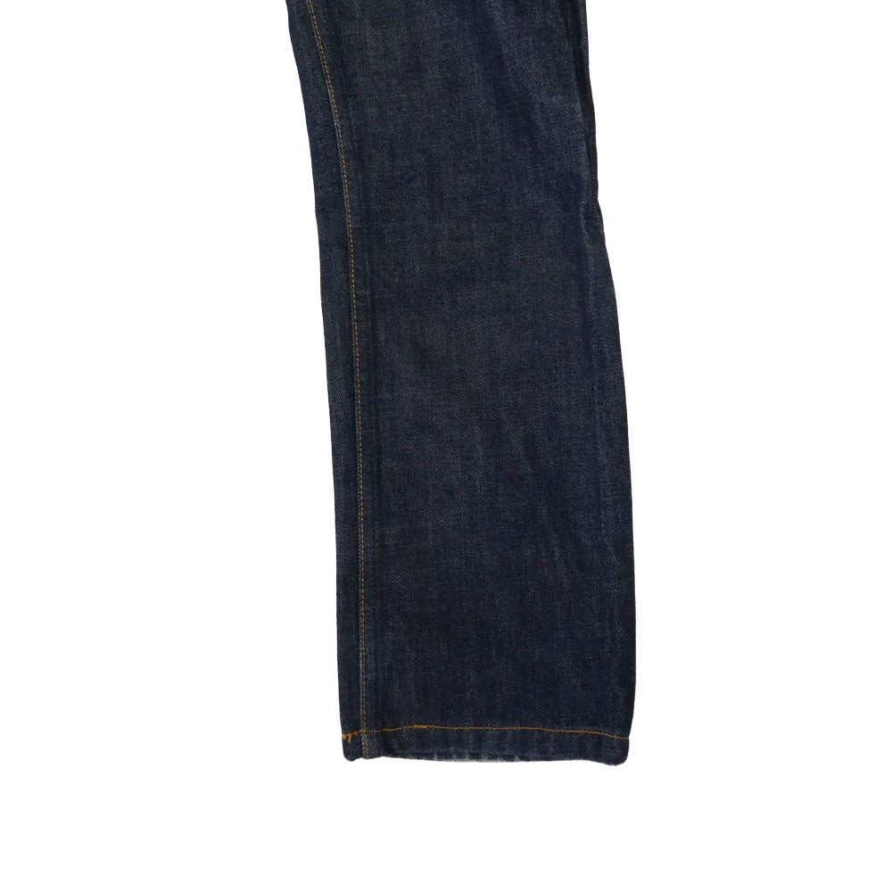 NEW STANDARD マカオ製 赤耳 ボタンフライ ストレート デニムパンツ インディゴブルー系 29【中古】